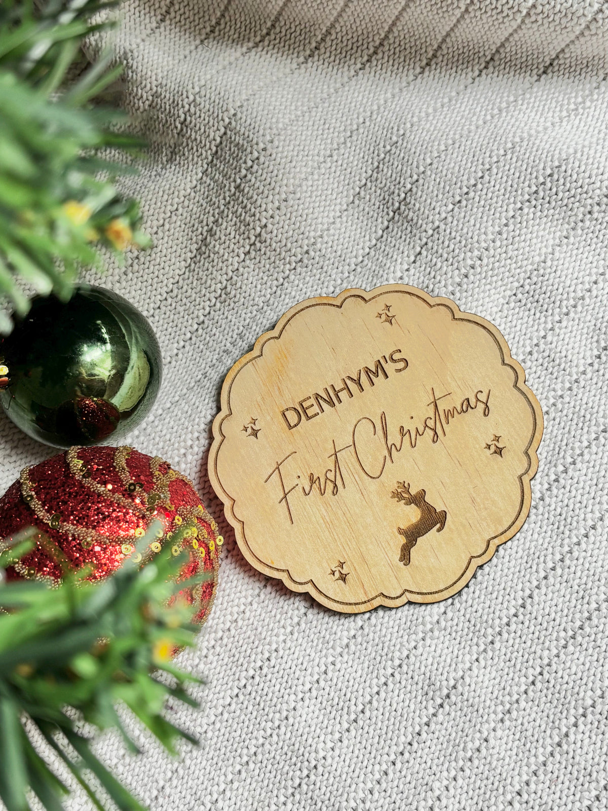 First Christmas Plaque