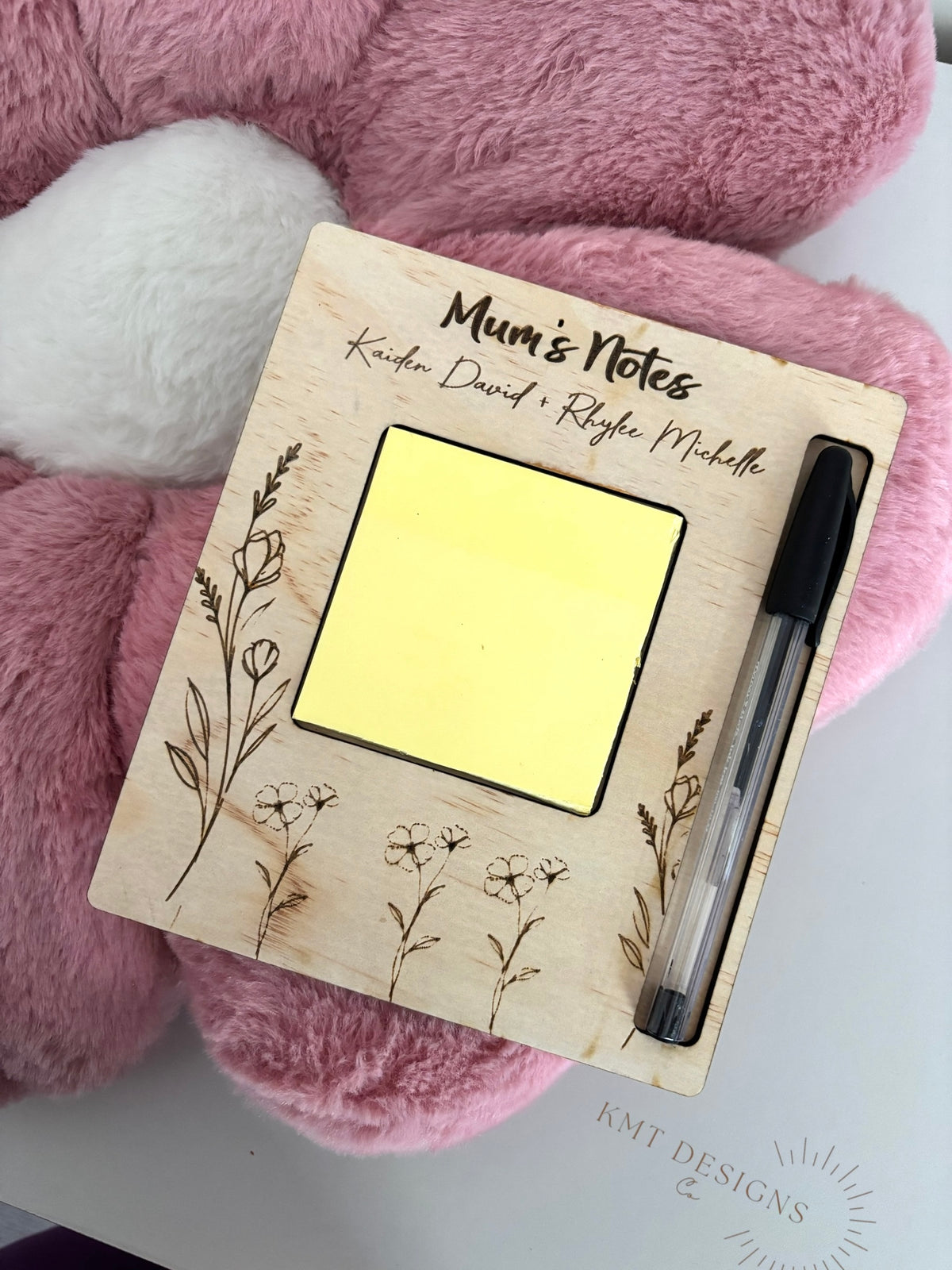 Personalised Notepad & Pen Holder