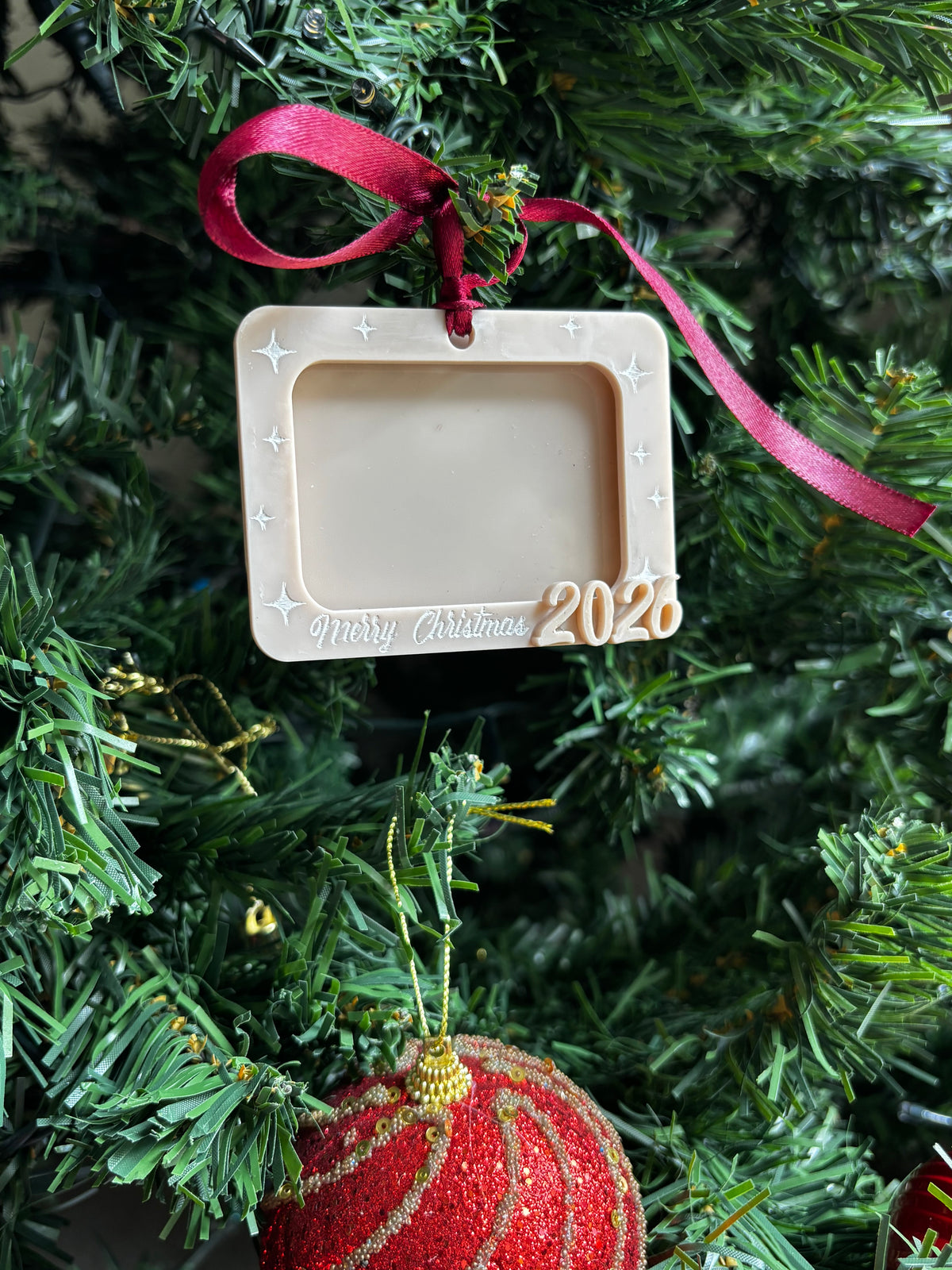 Starry Night Photo Ornament