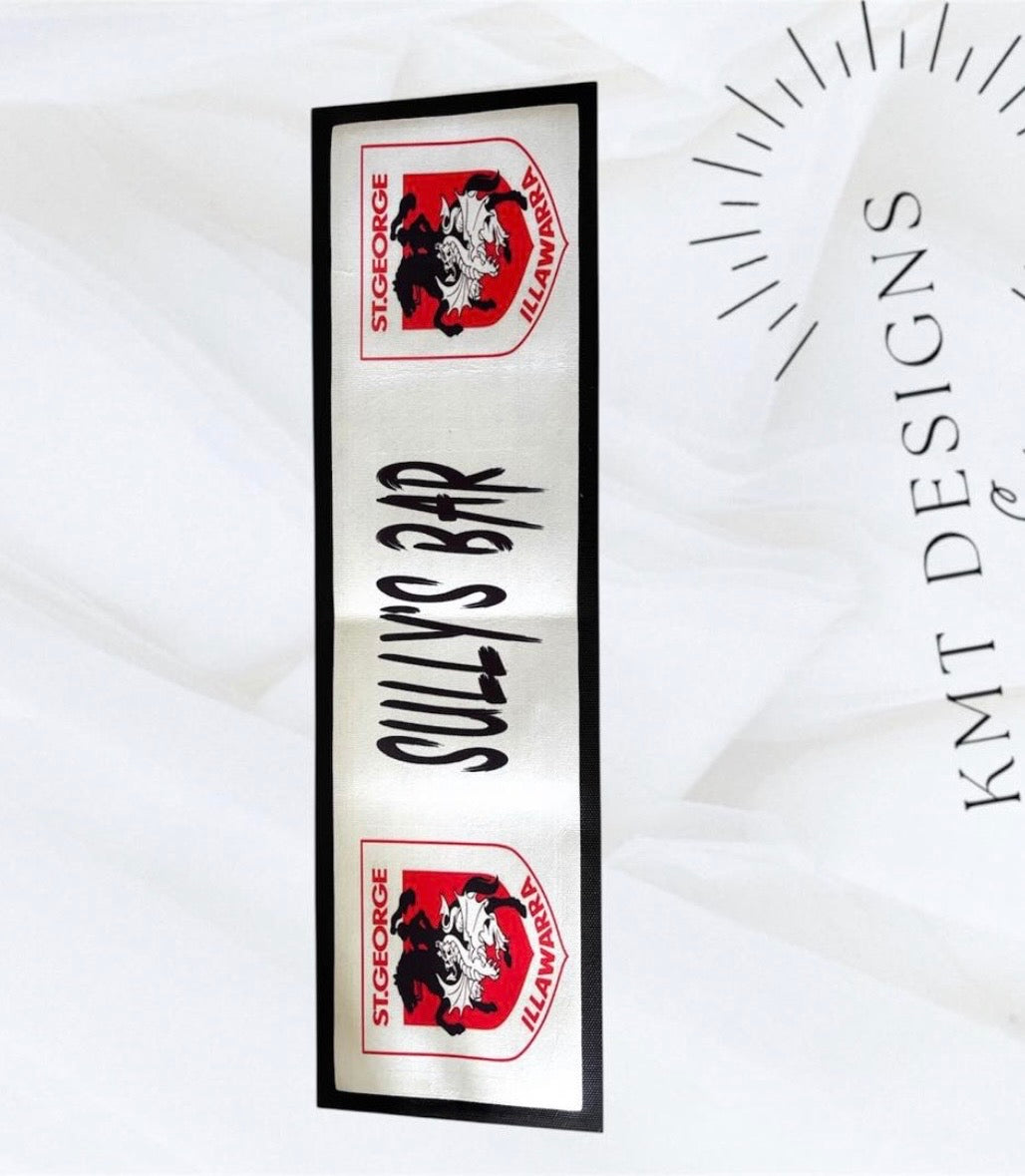 Personalised Bar Runners
