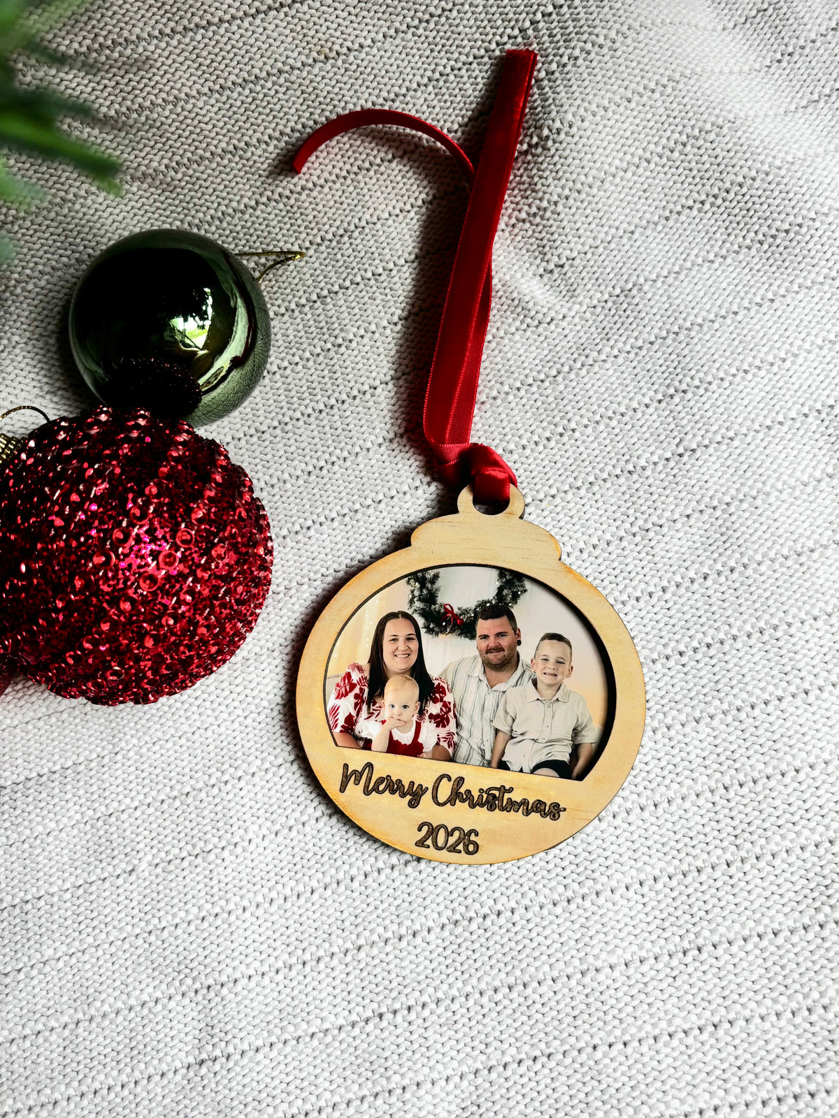 Bauble Photo Ornament
