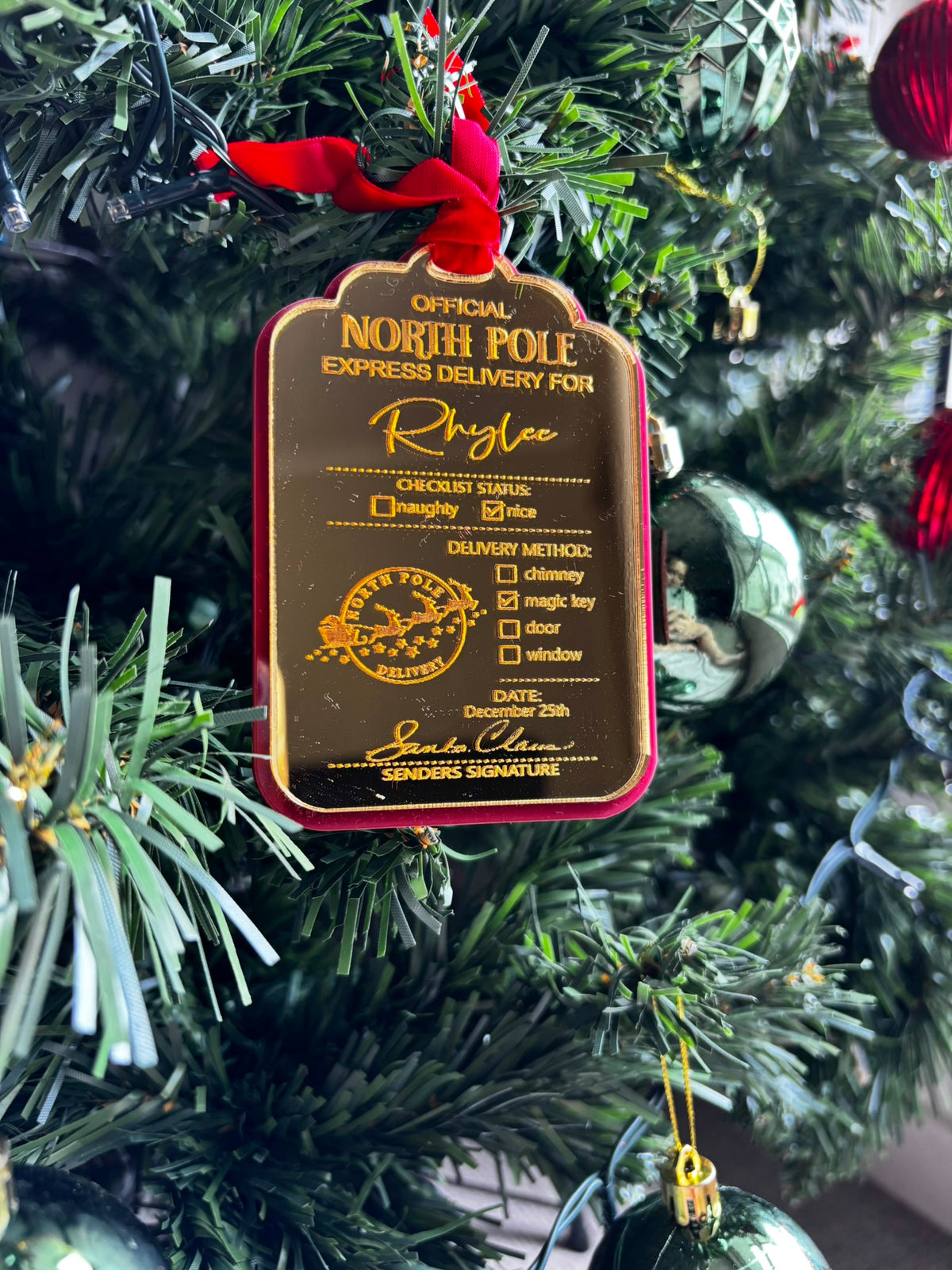 Delivery Tags - Double Acrylic
