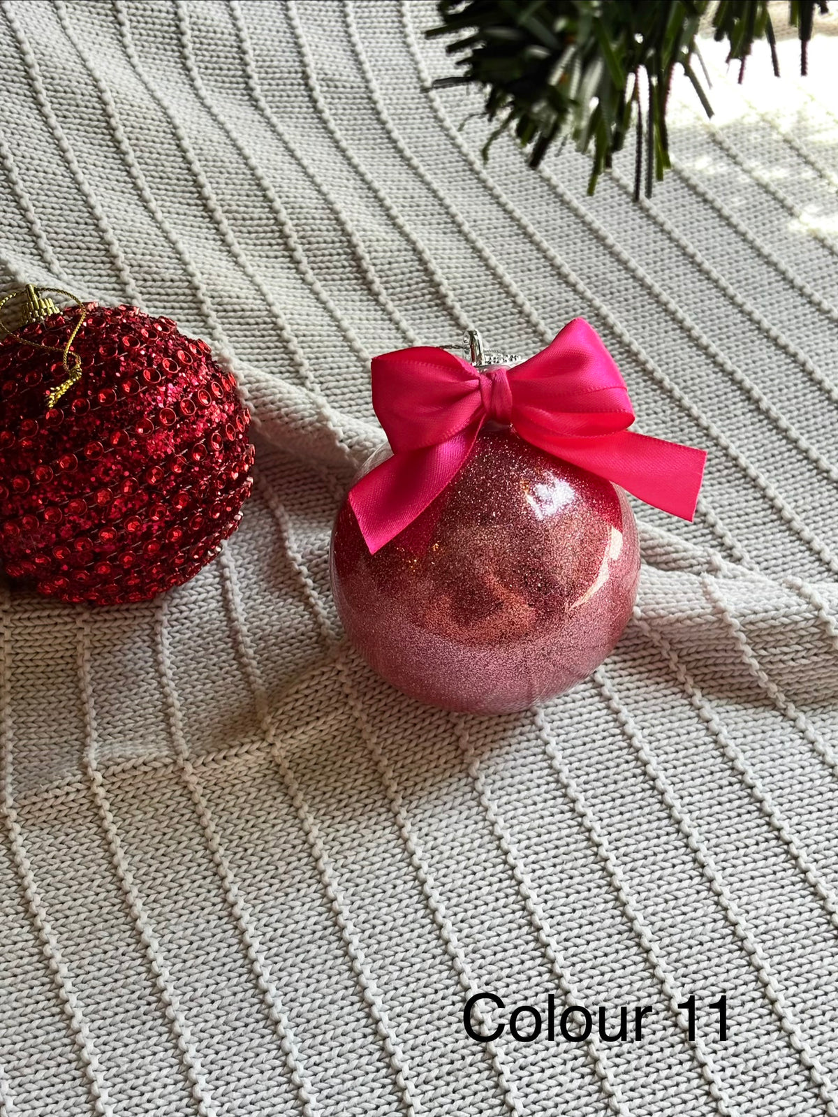 Glitter Baubles