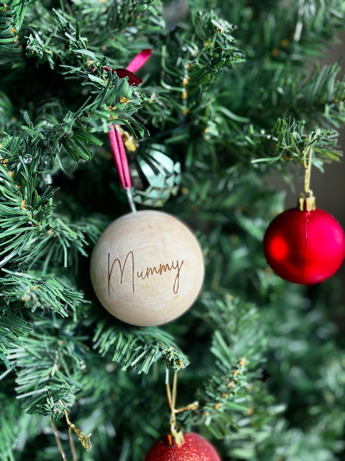 Wooden Baubles