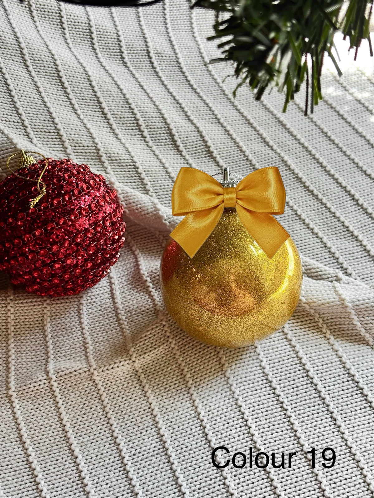Glitter Baubles