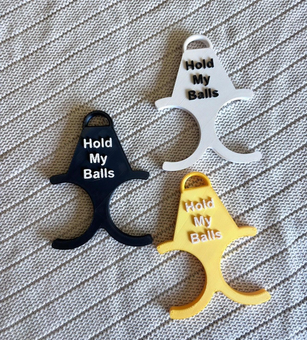 Hold my balls - Golf buggy ball hanger