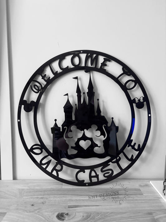 Welcome to our Castle Sign