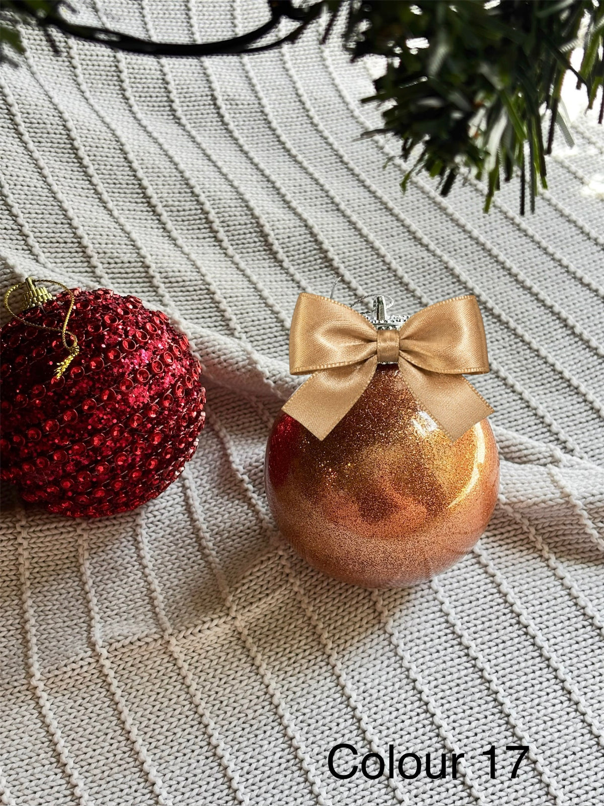 Glitter Baubles