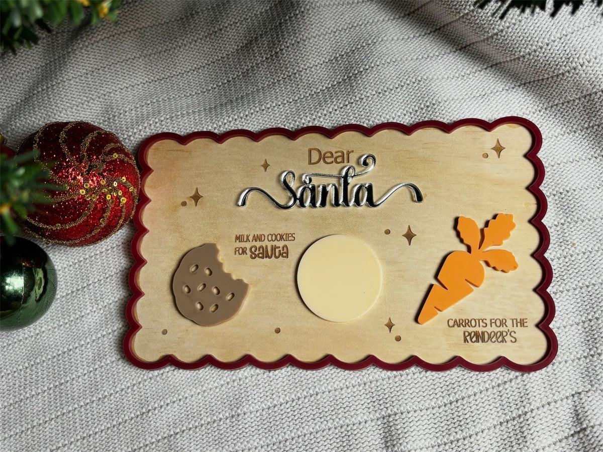 Santa Treat Tray - Design 3