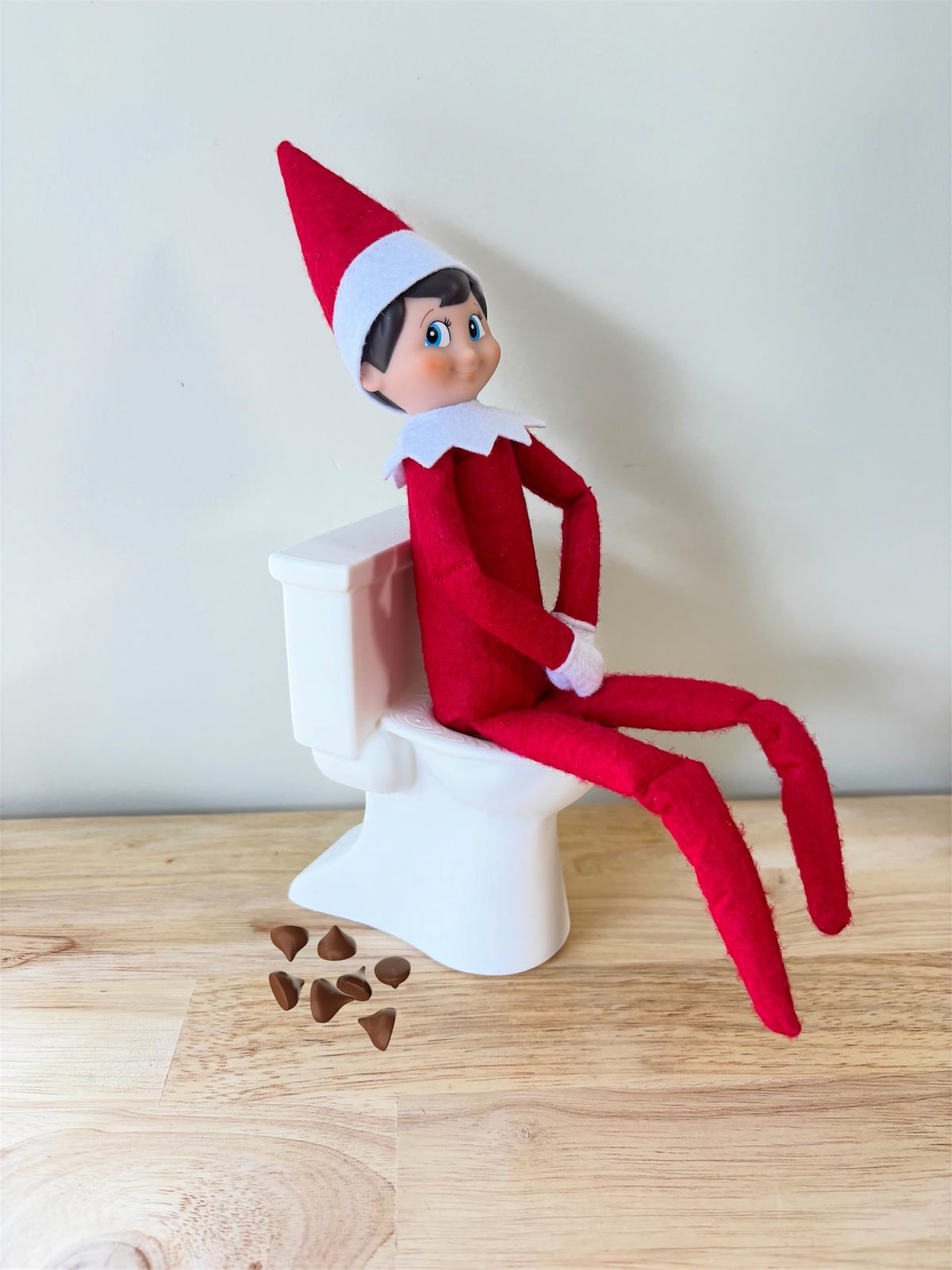 Elf On The Shelf - Toilet