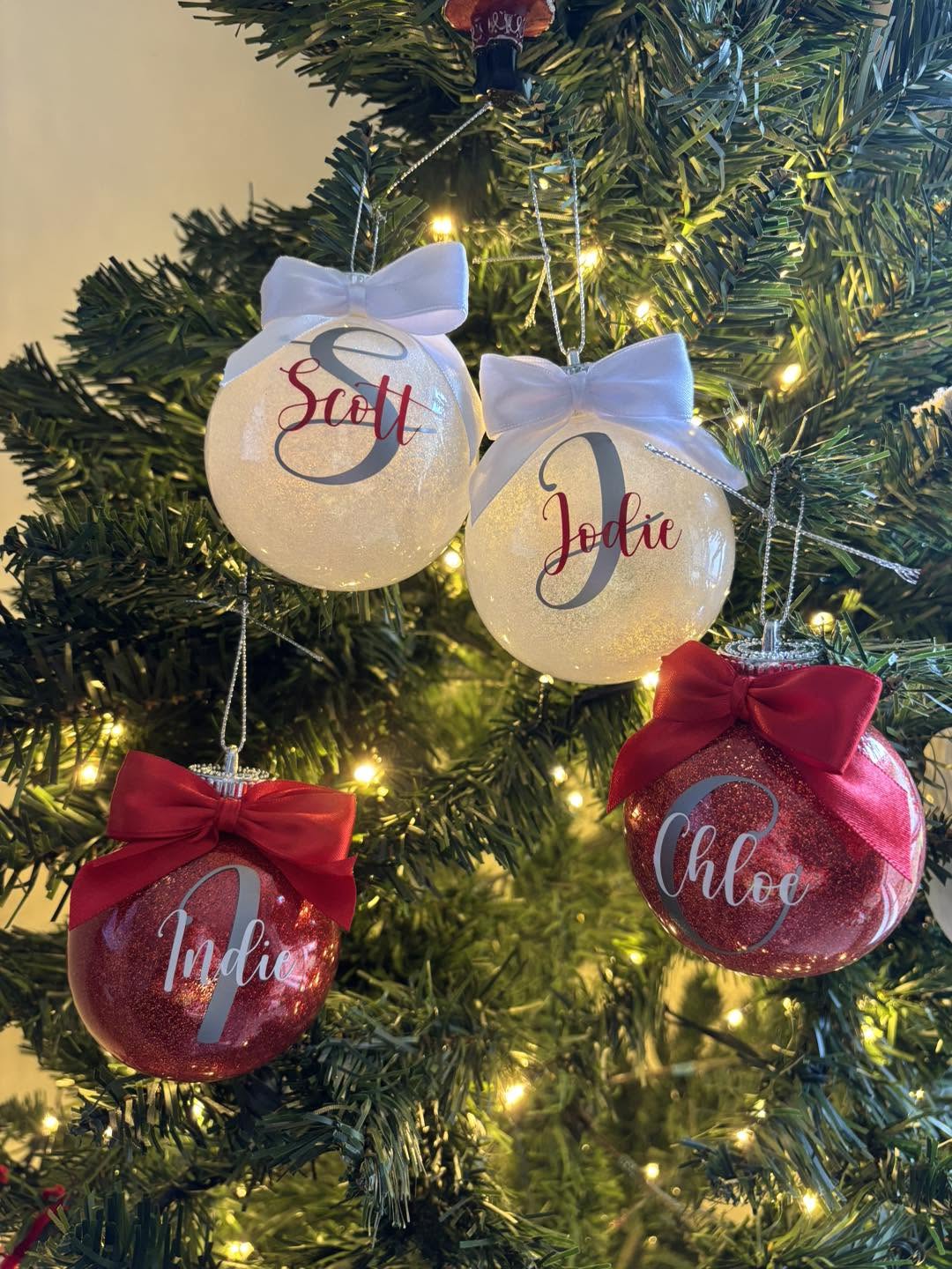 Glitter Baubles
