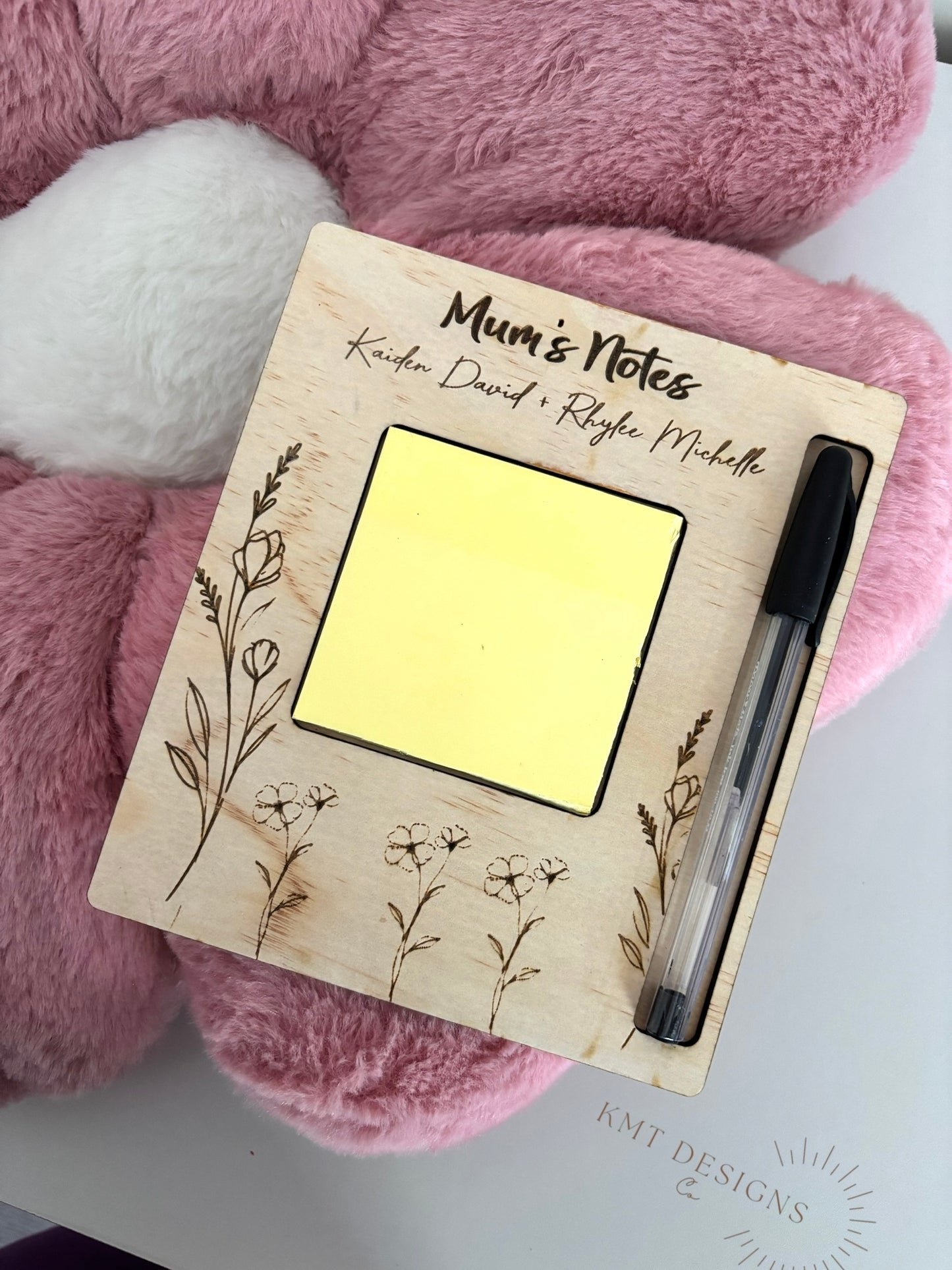 Personalised Notepad & Pen Holder