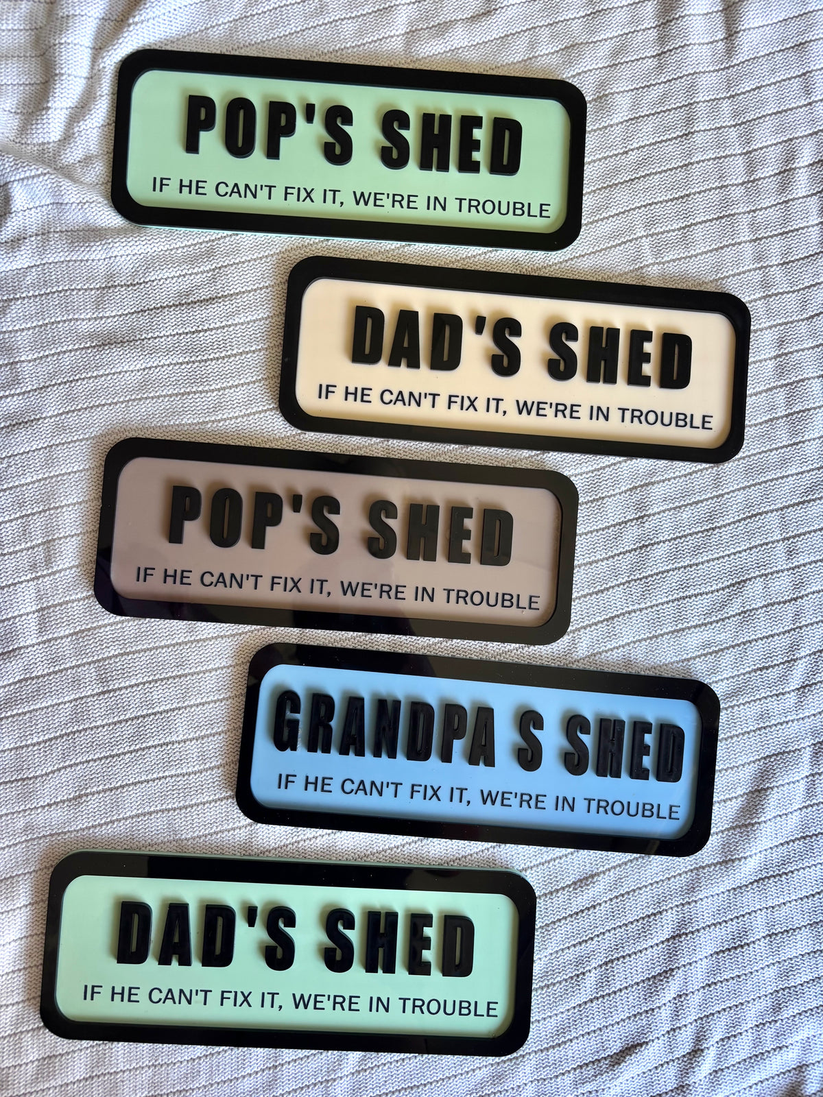 Pops/Dads/Grandpas Shed Sign