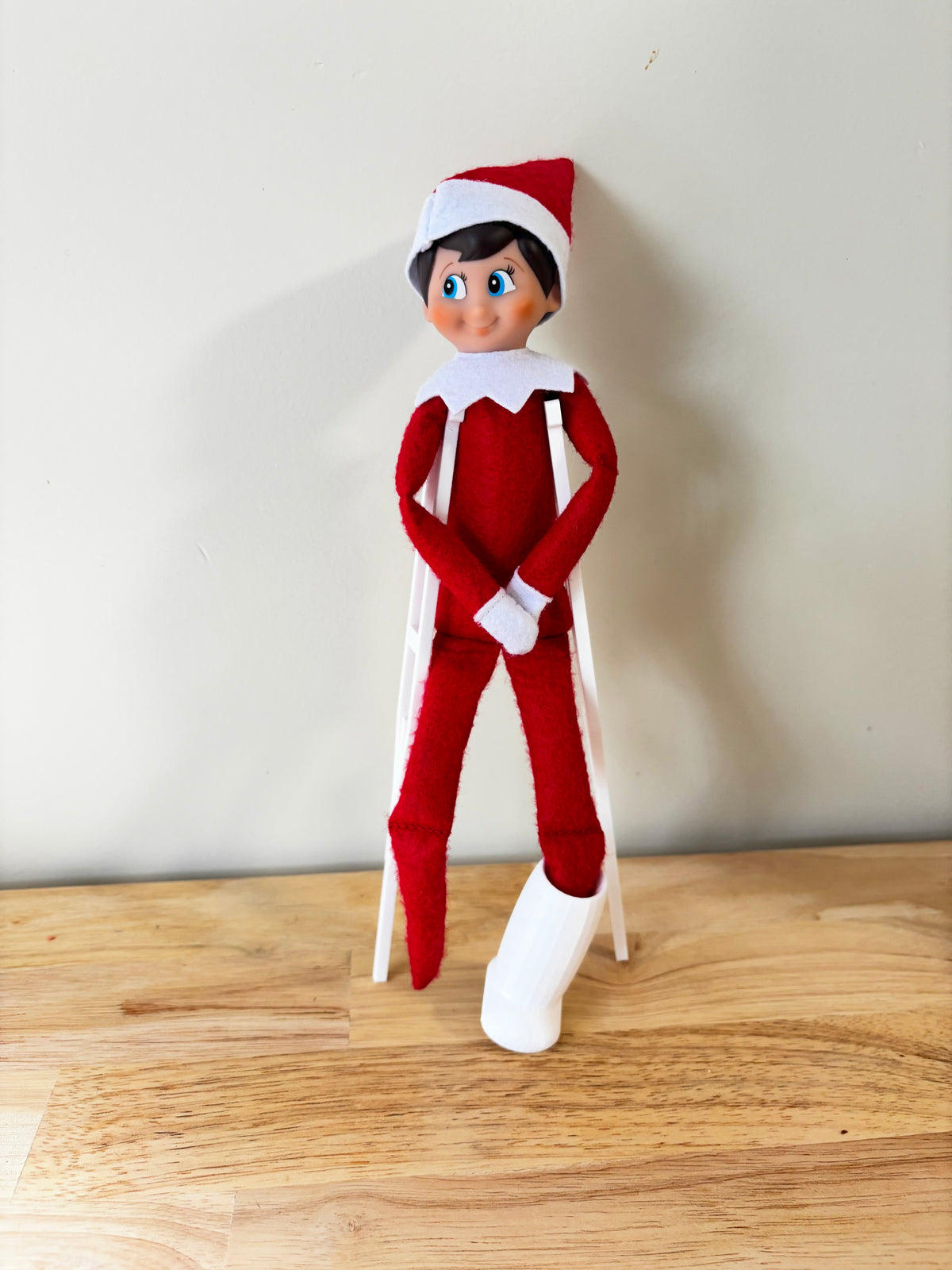 Elf On The Shelf- Crutches & Moonboot