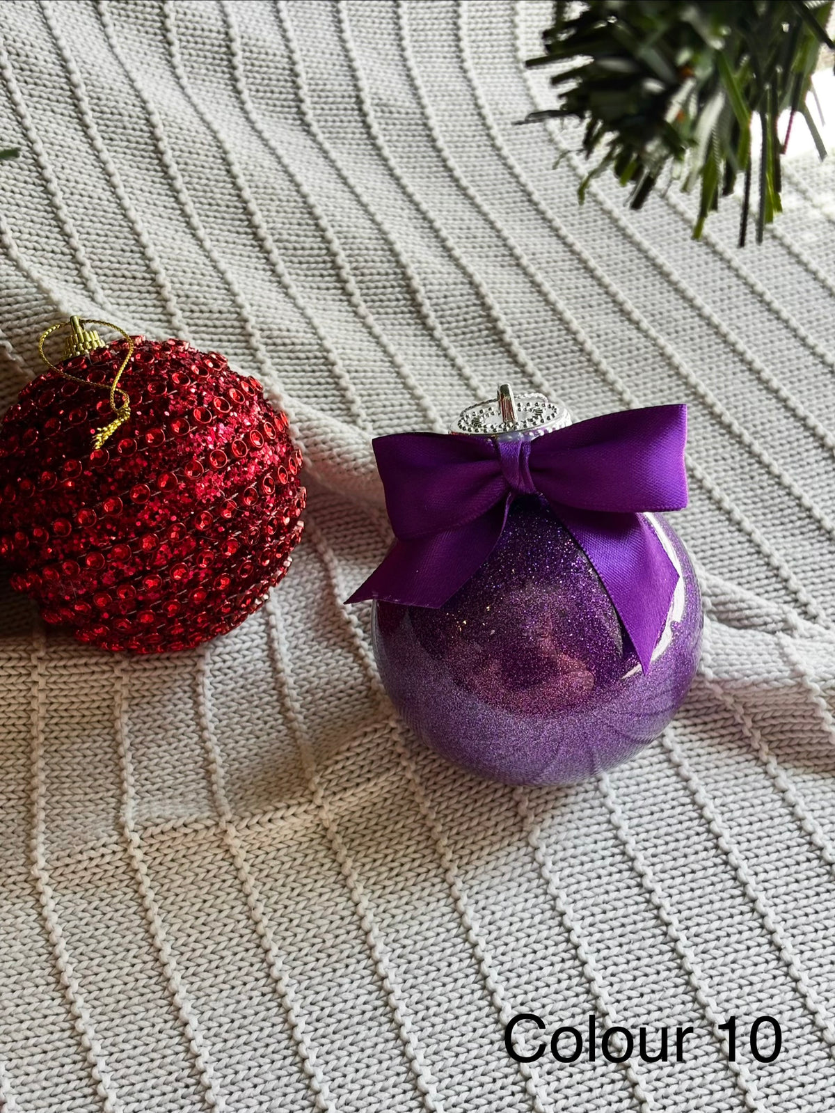 Glitter Baubles