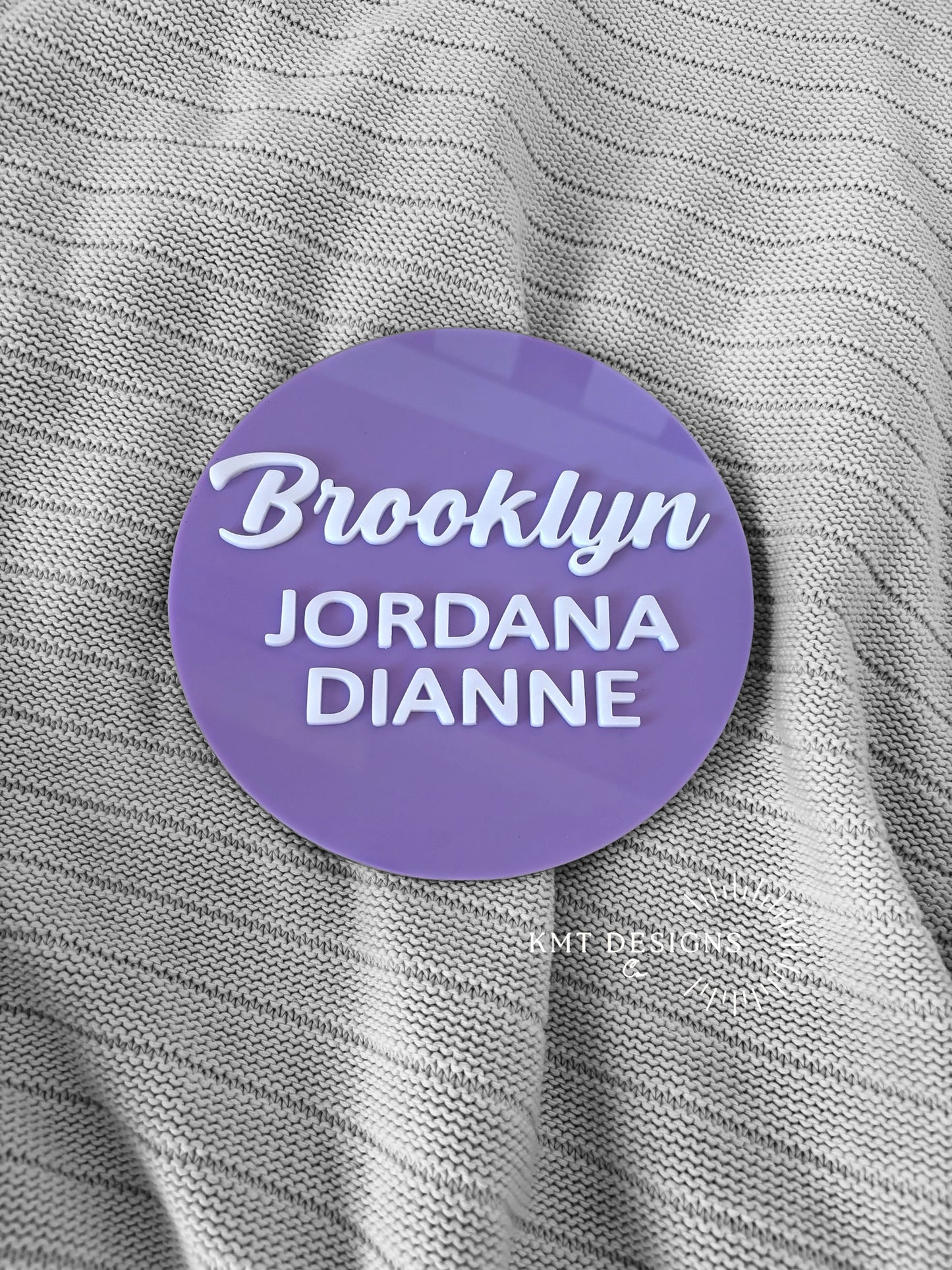 Name Announcement Plaque