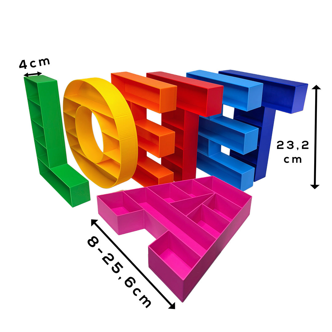 Car Shelf - Alphabet Letters