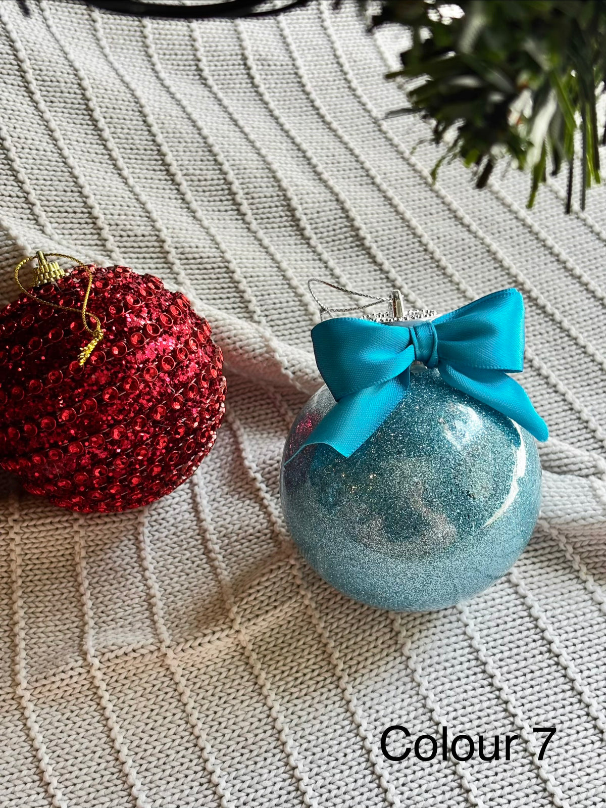 Glitter Baubles