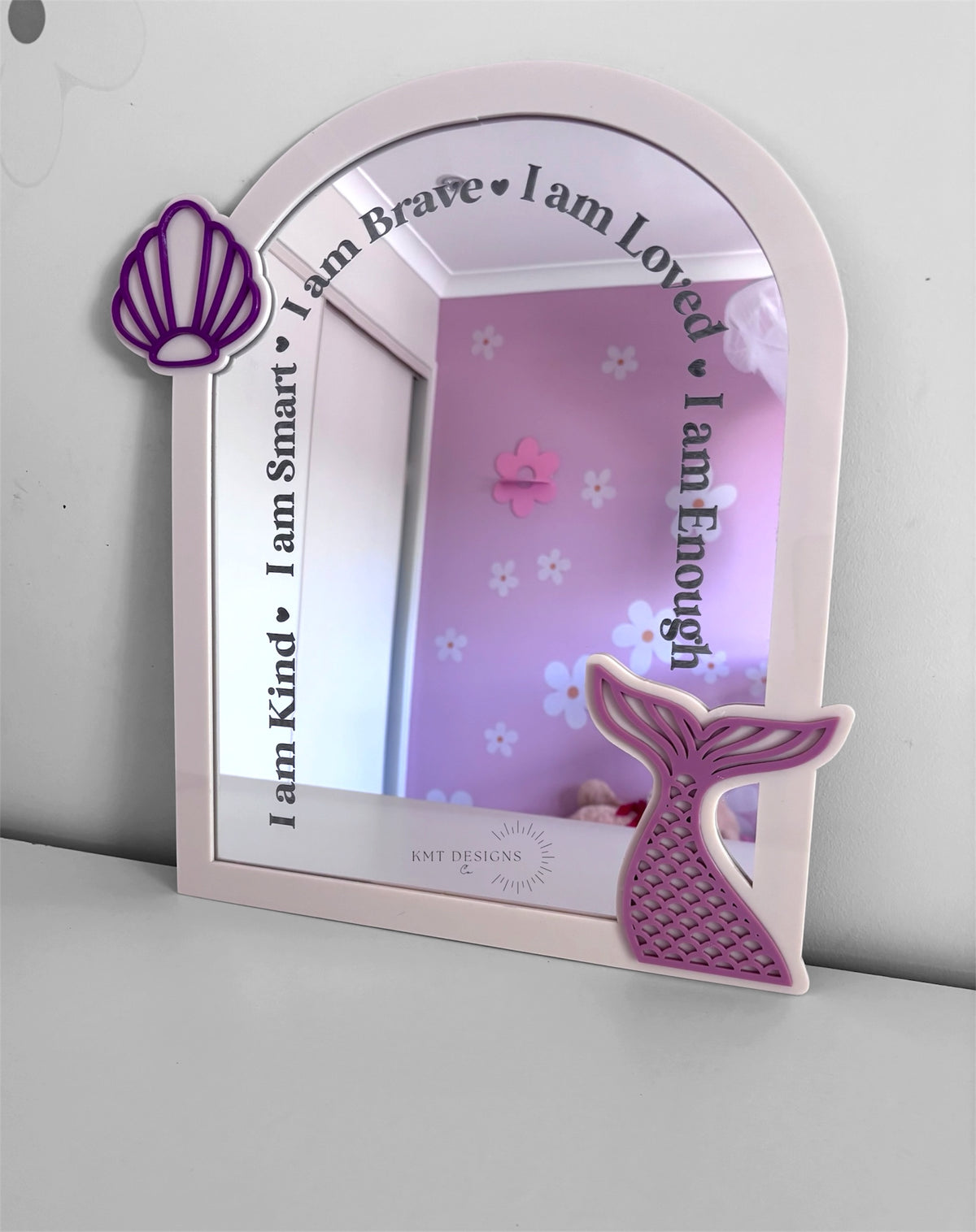 Beachy Affirmation Mirror