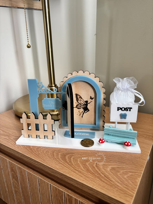 Blue Tooth Fairy Porch