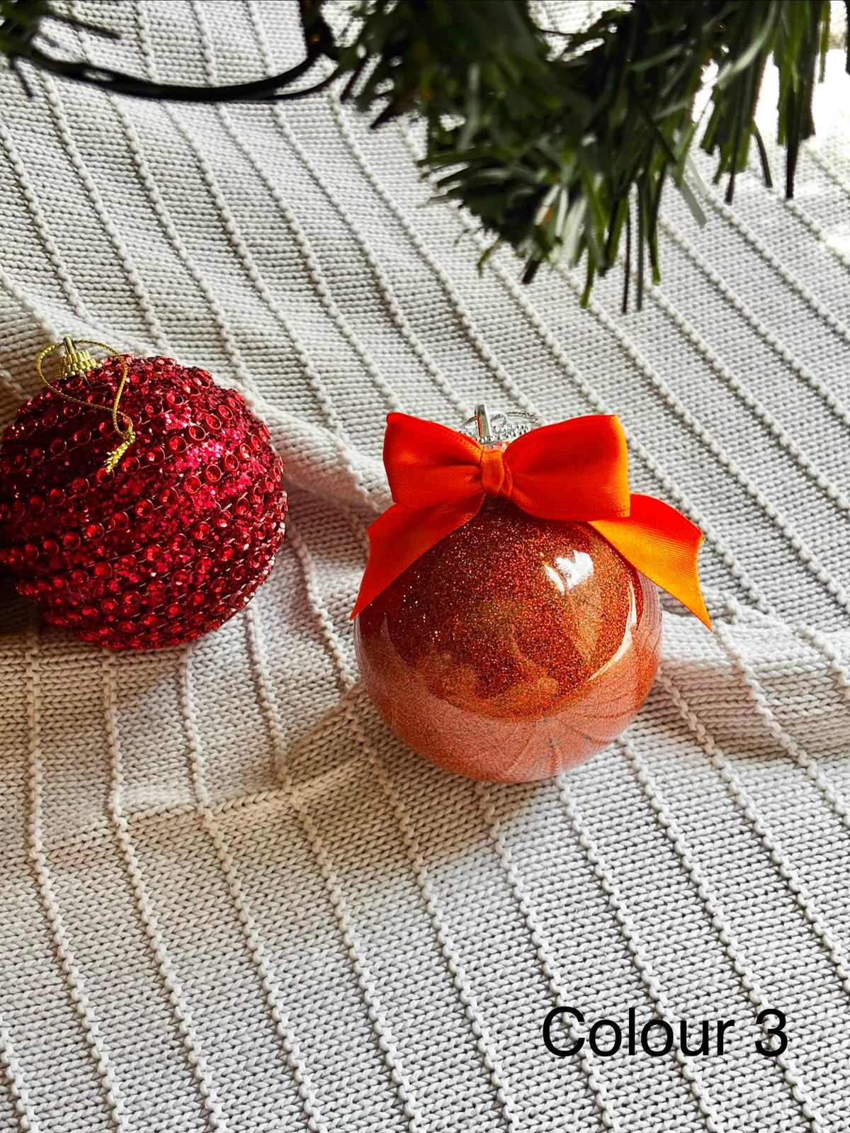 Glitter Baubles