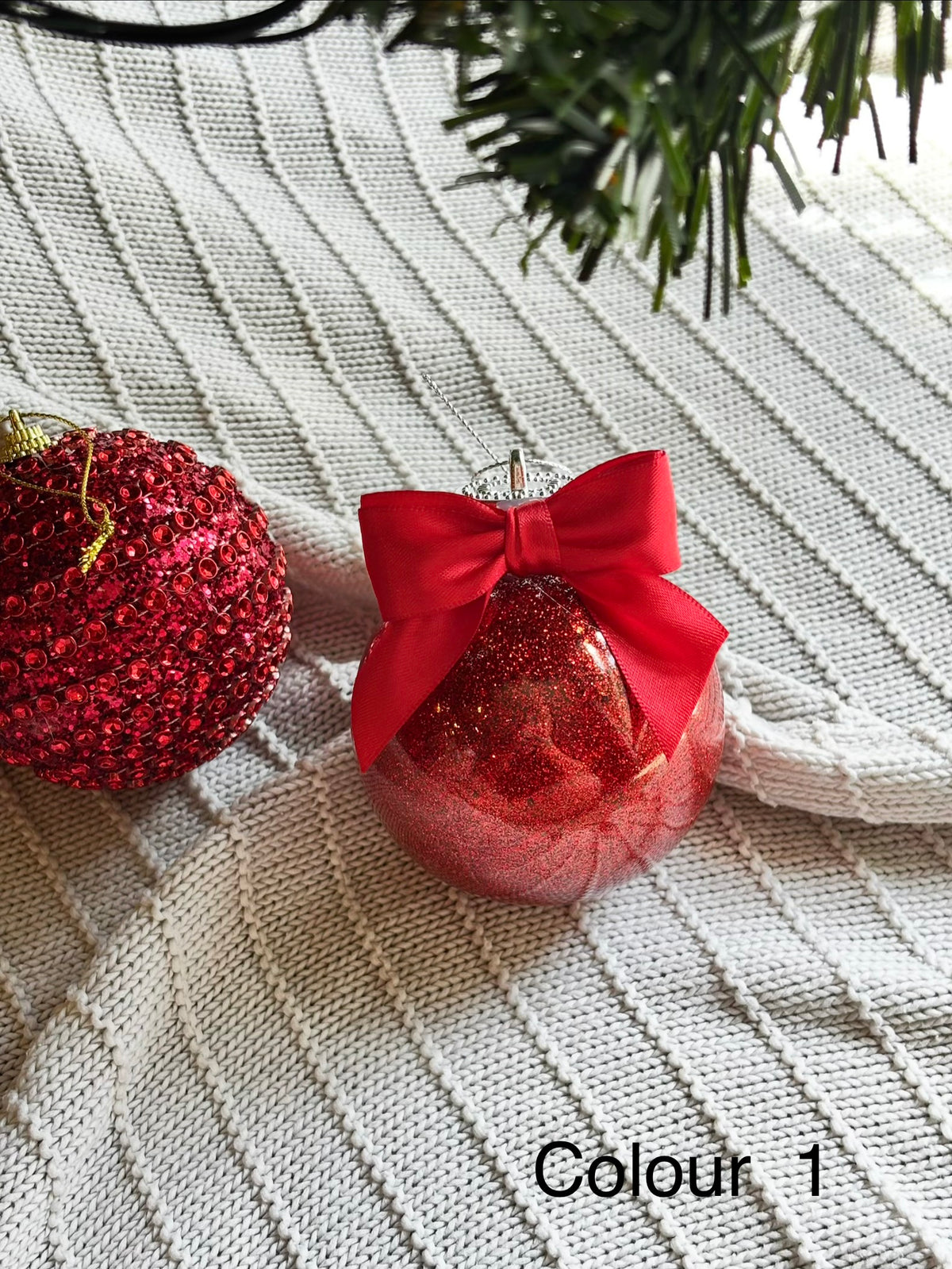 Glitter Baubles