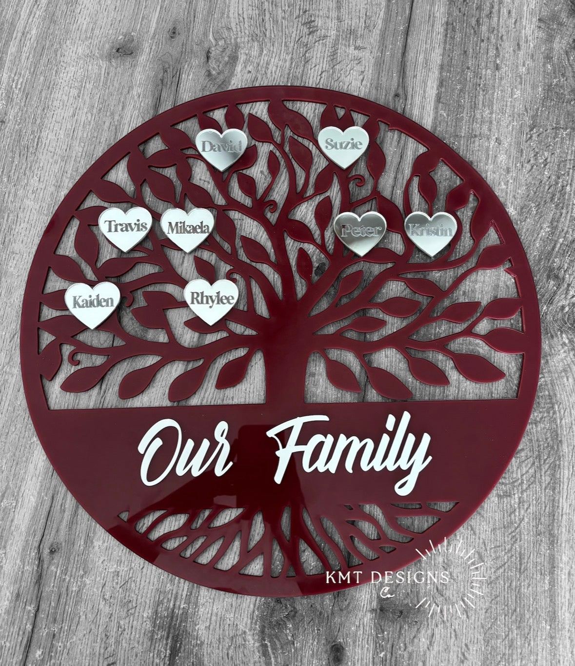 Acrylic Family Tree