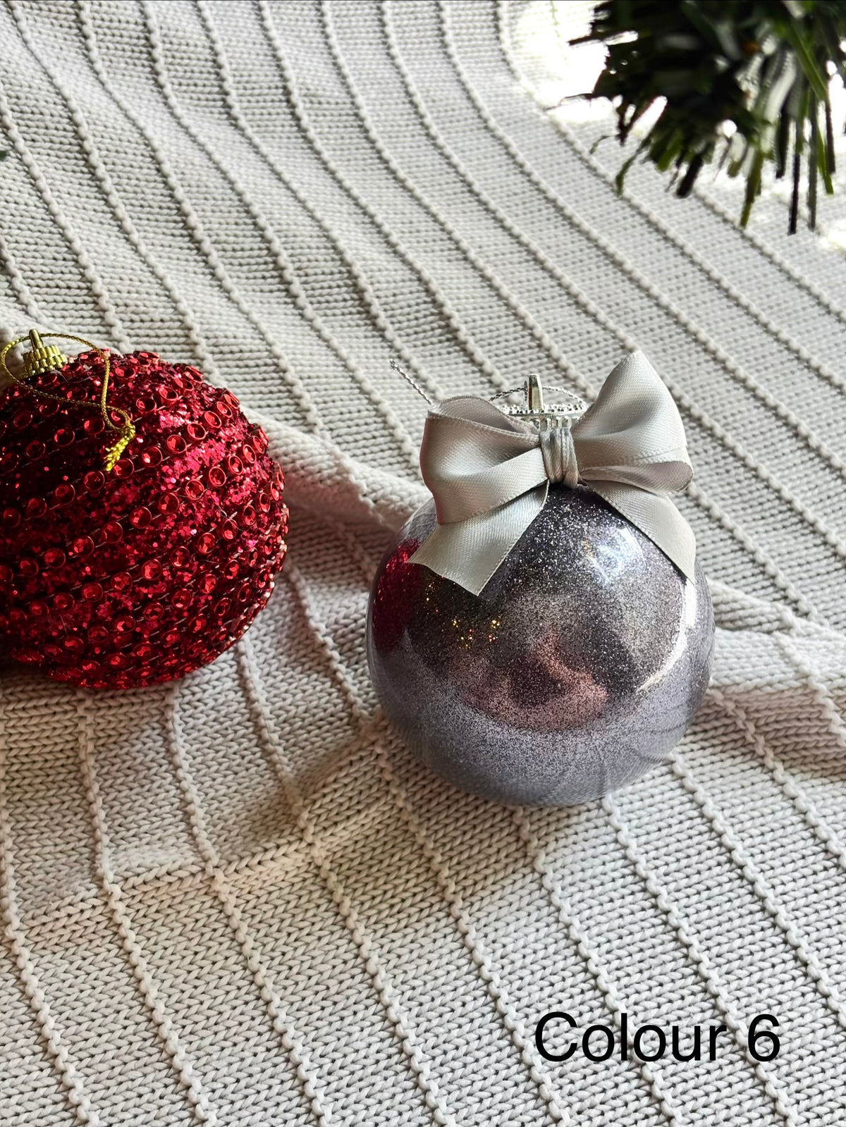 Glitter Baubles