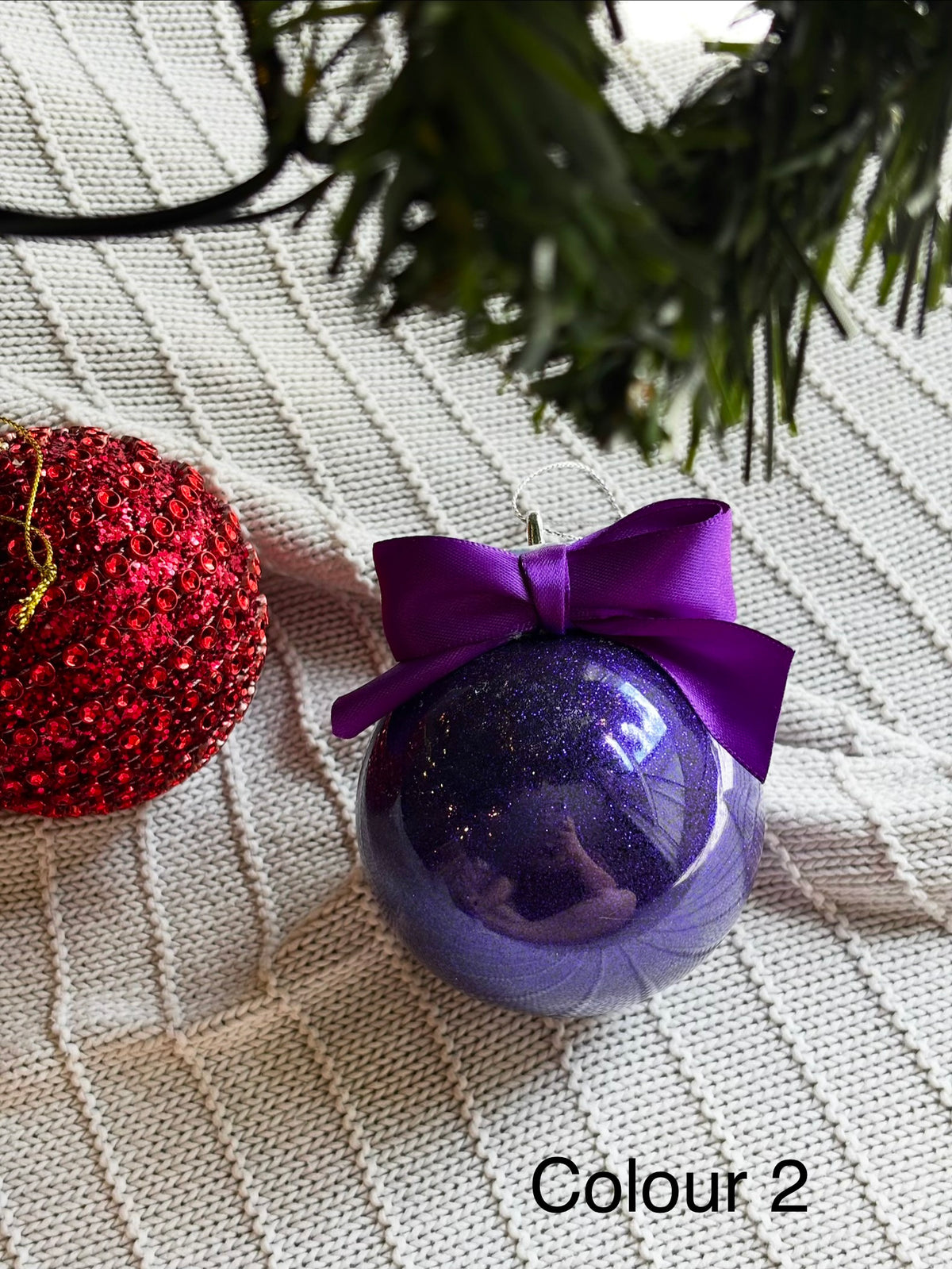 Glitter Baubles