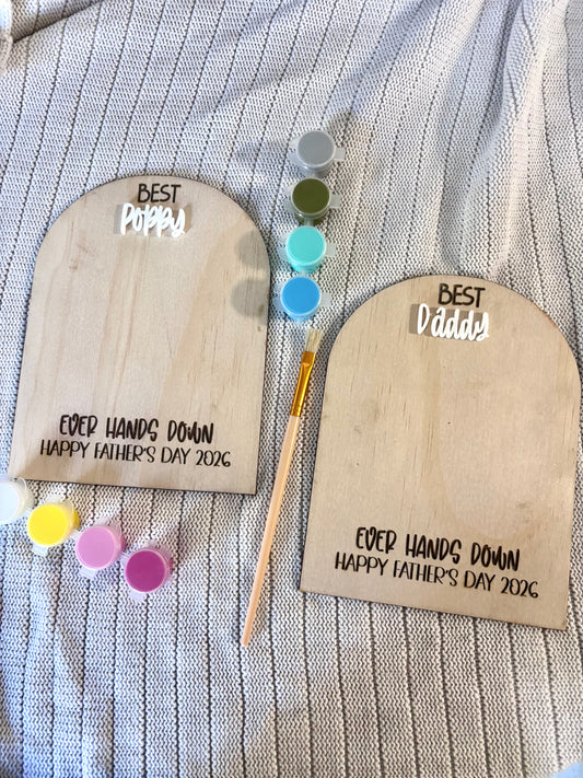 Best daddy / poppy hands down - plaque