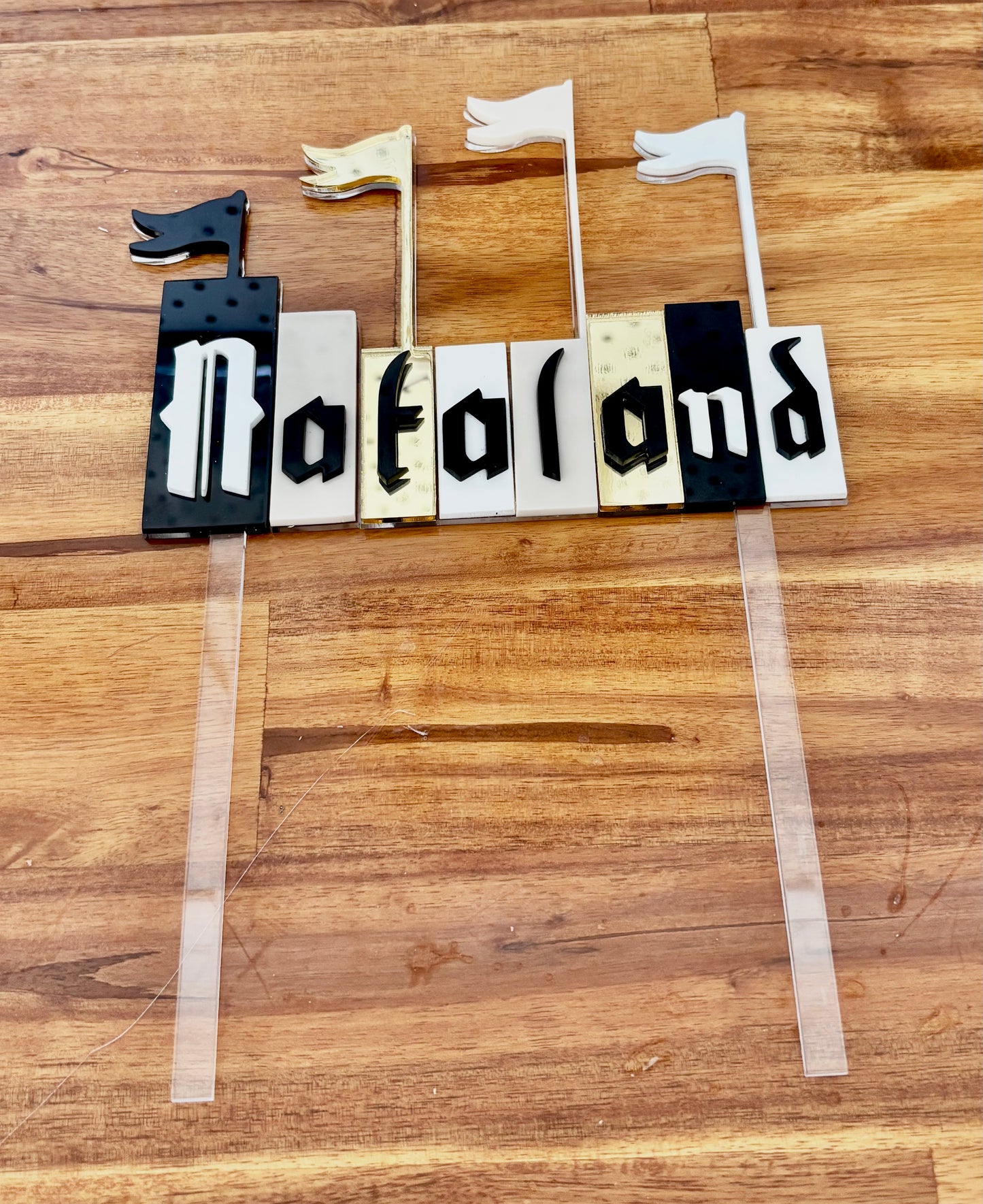 ‘Disneyland’ theme Cake Topper