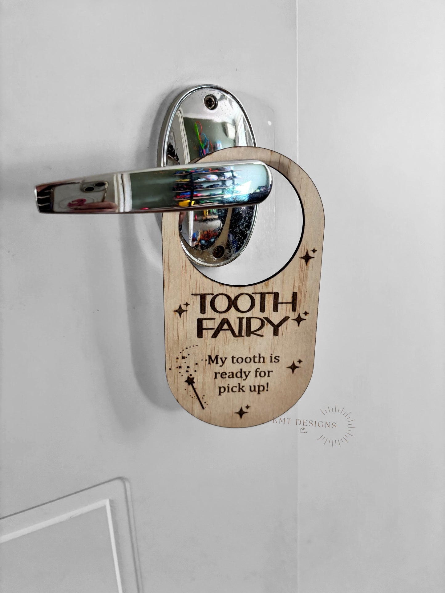 Engraved Tooth Fairy Tray & Hanger