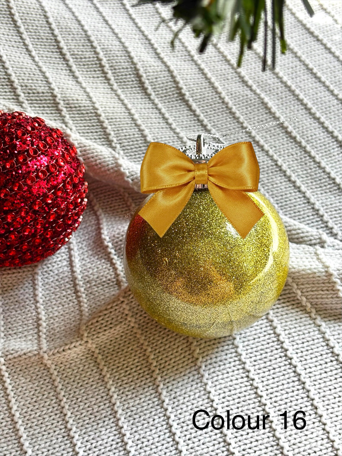 Glitter Baubles