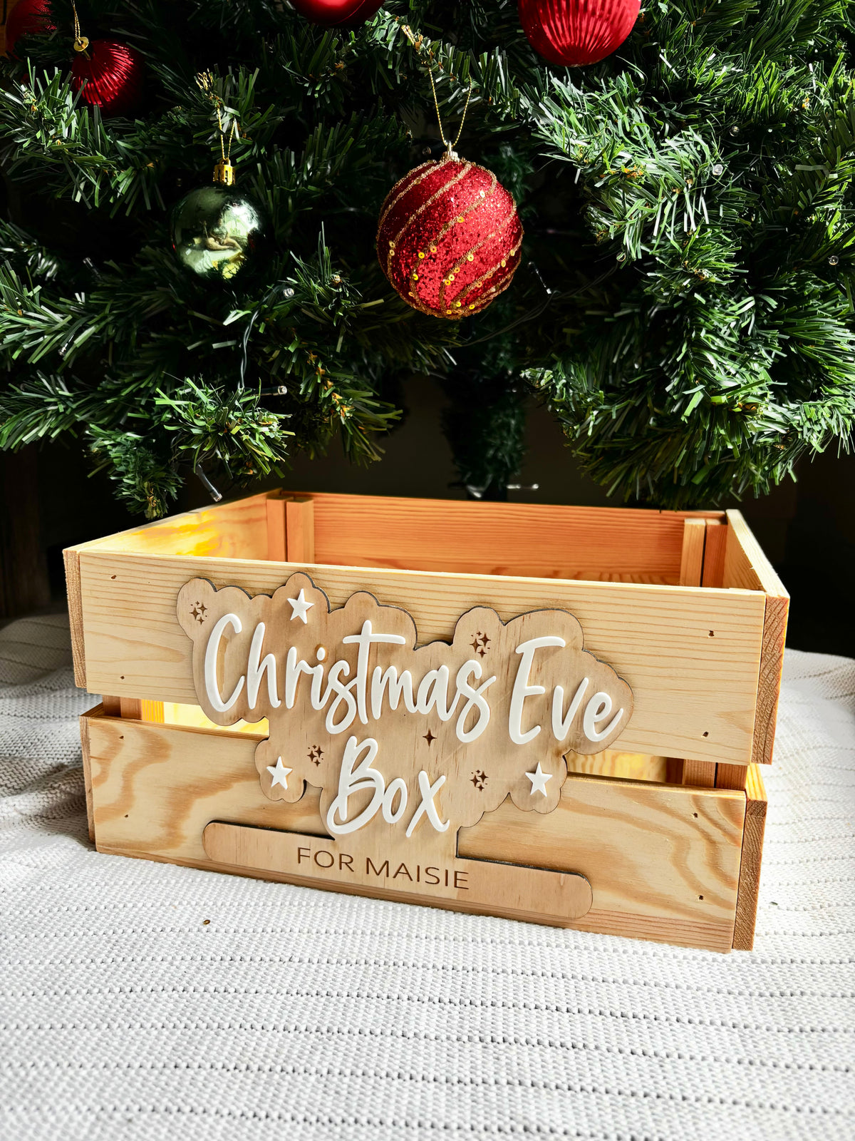 Christmas Eve Box Plaque