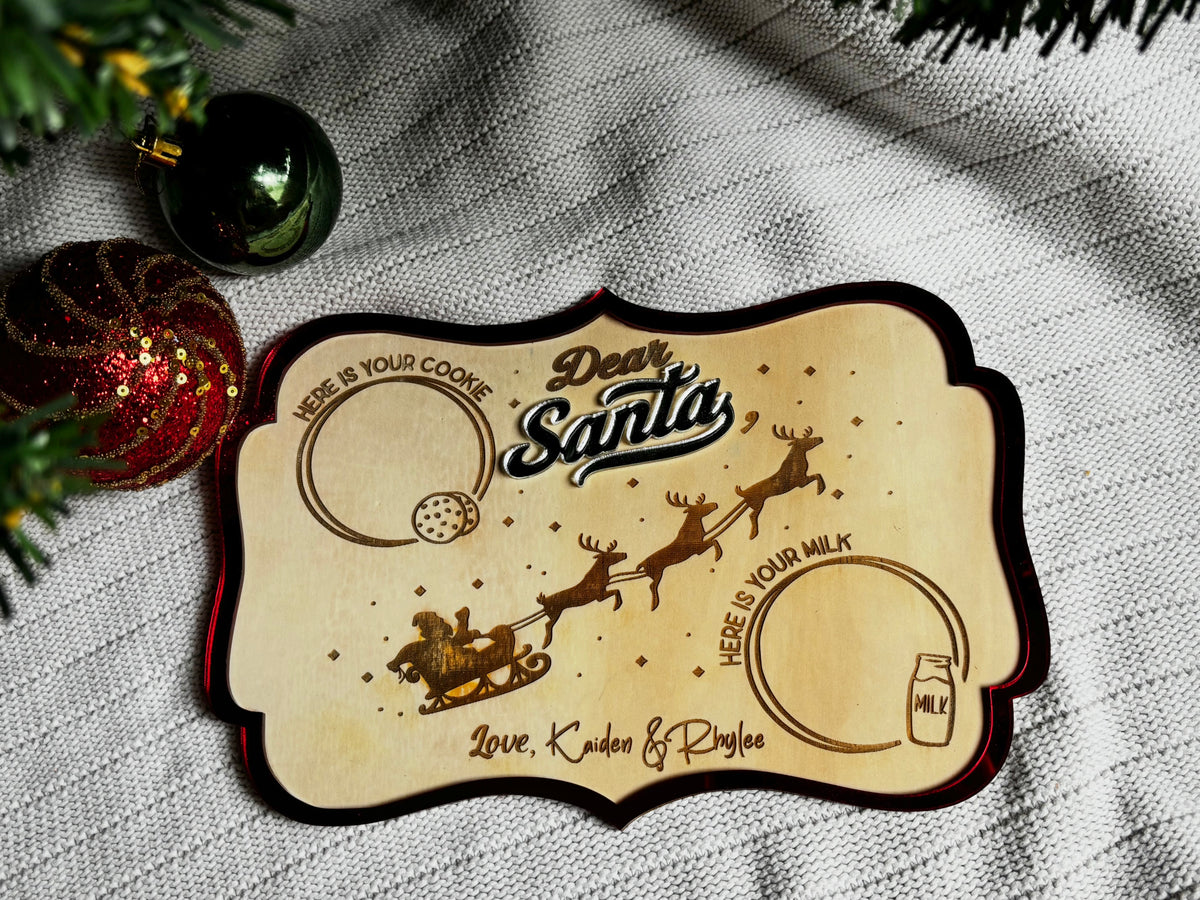 Santa Treat Tray - Design 2