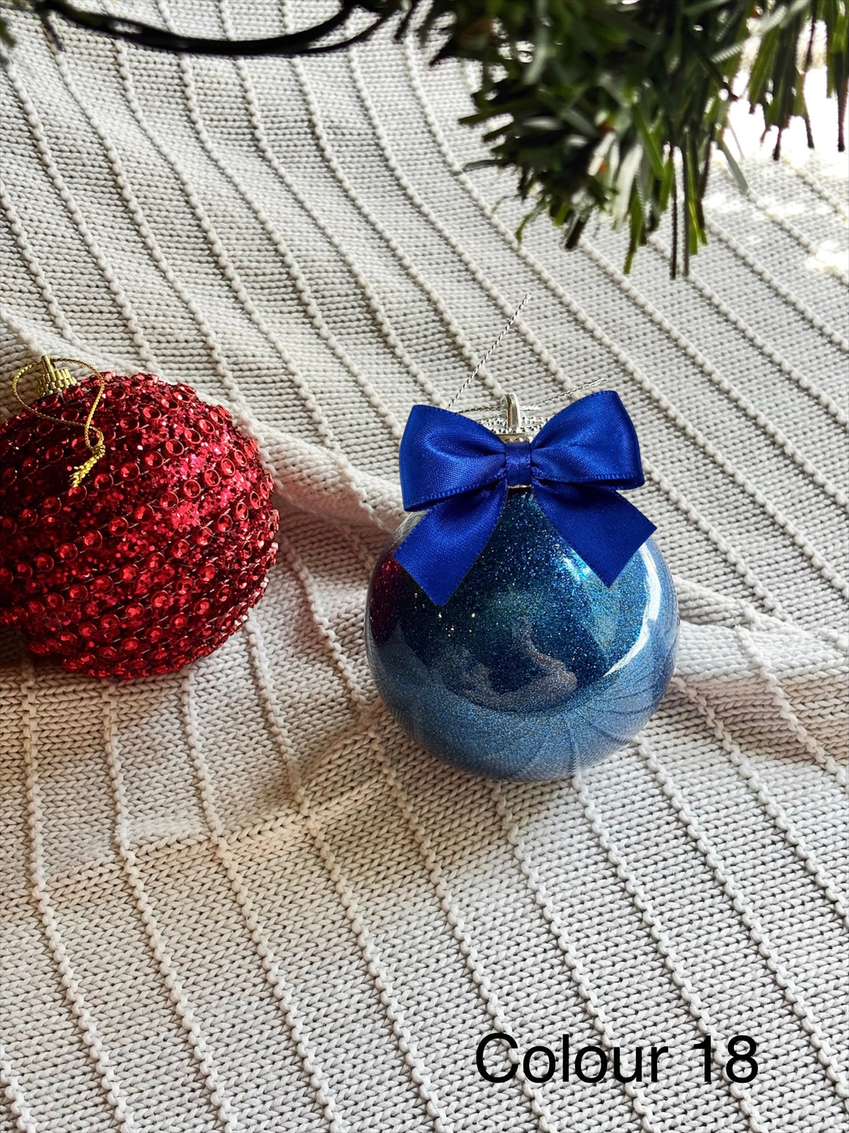 Glitter Baubles