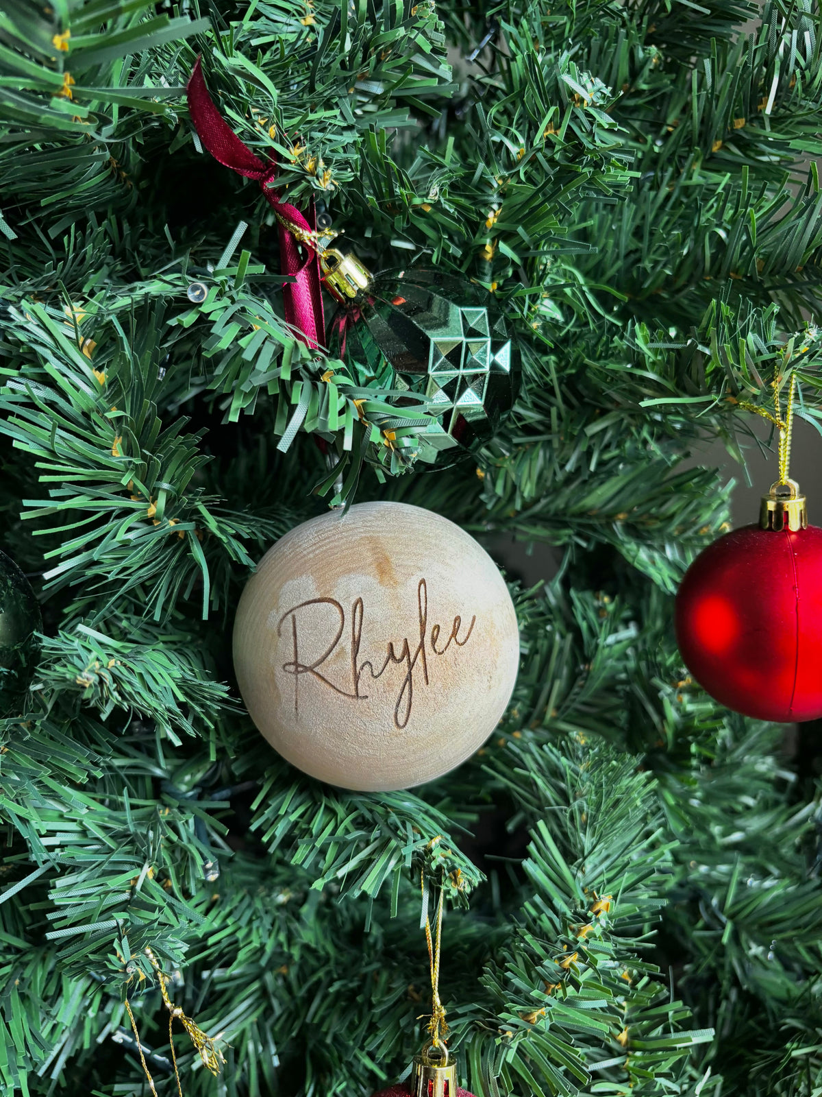 Wooden Baubles
