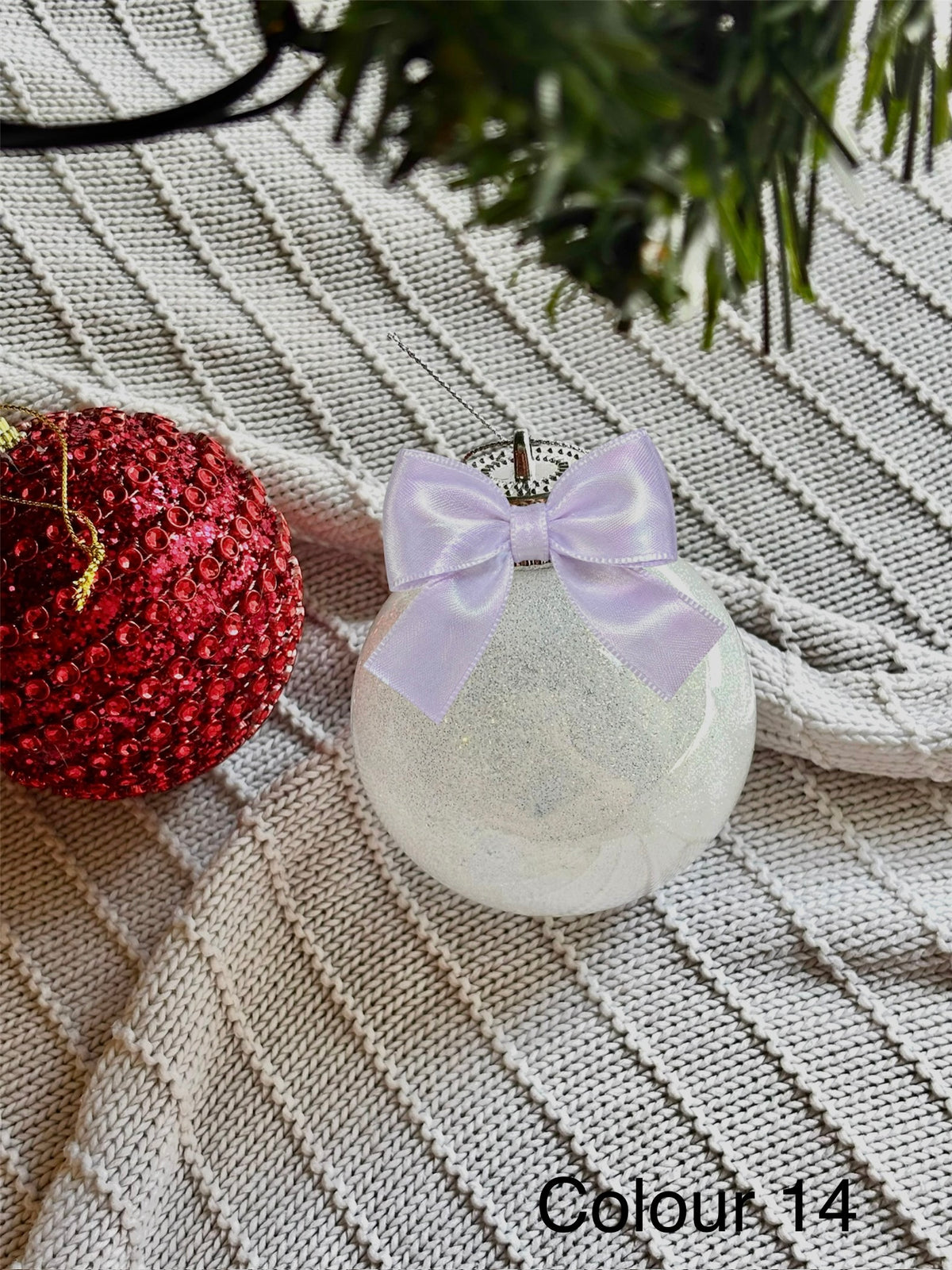 Glitter Baubles