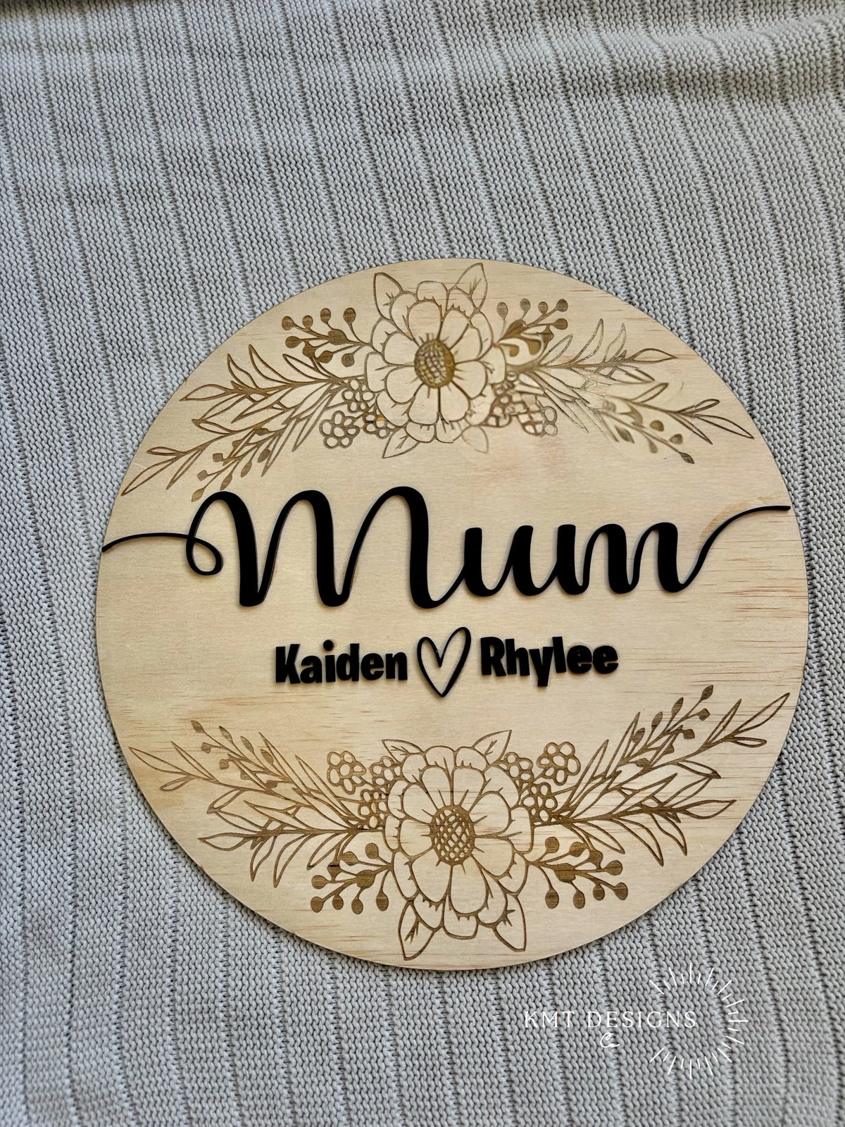 3D Mum Plaque