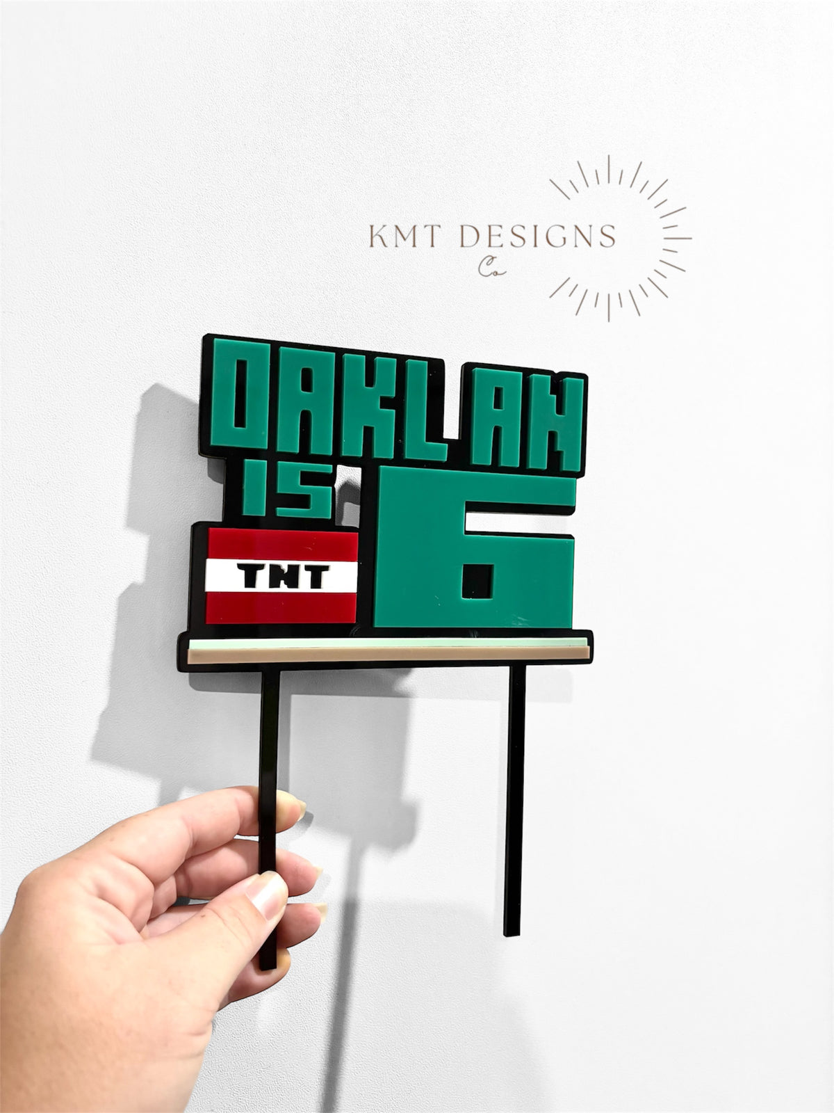 Minecraft Cake Topper