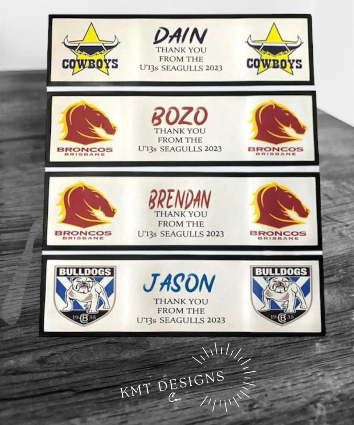 Personalised Bar Runners