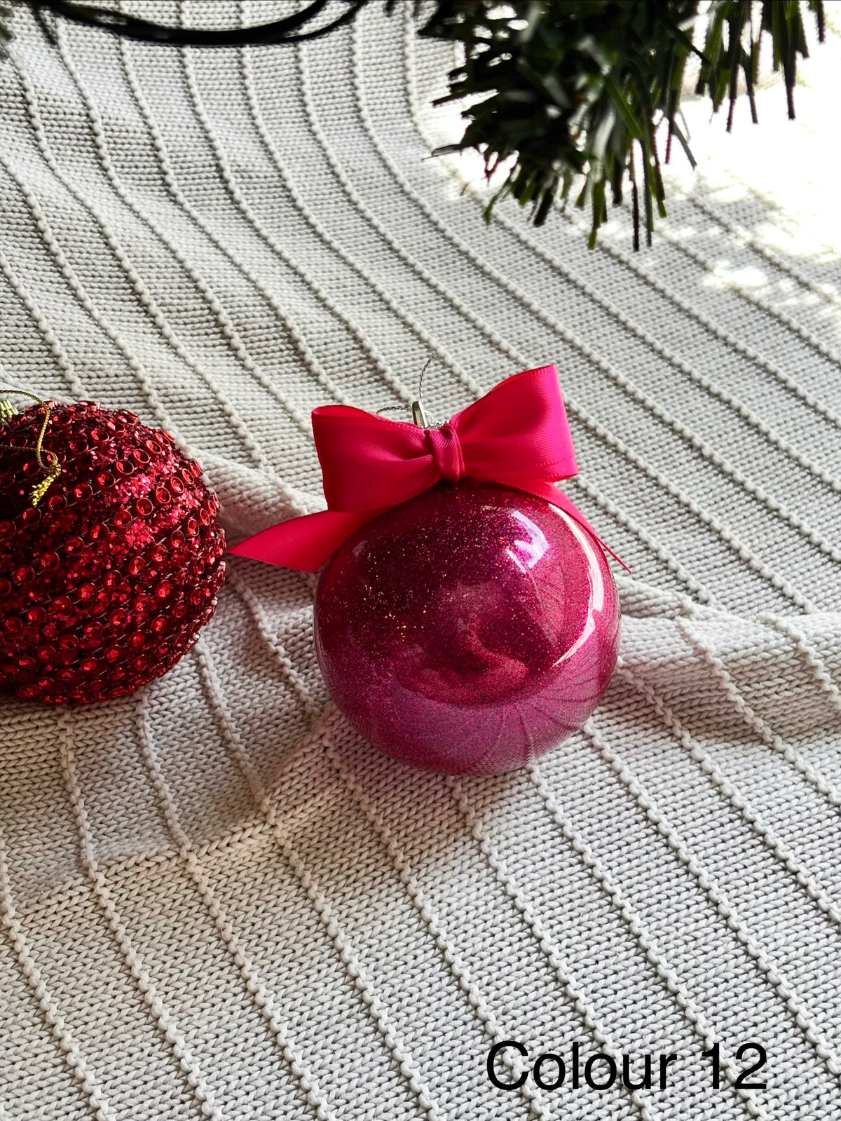 Glitter Baubles